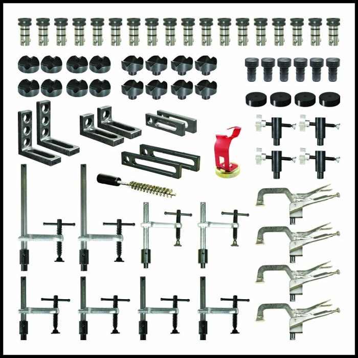 Wt Kit Pc Pro Series Welding Table Clamp Kit Hare Forbes