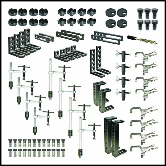 Wt Kit Pc Pro Series Welding Table Clamp Kit Hare Forbes