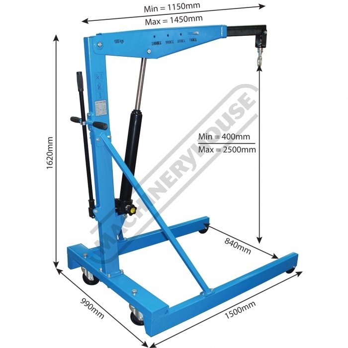 inc hydraulic systems 1T Crane Hydraulic   A357 HCH Euro Style  Engine