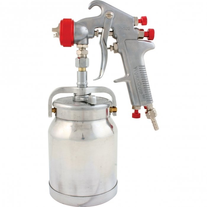 P102 Suction Spray Gun & Pot - Hare & Forbes Machineryhouse