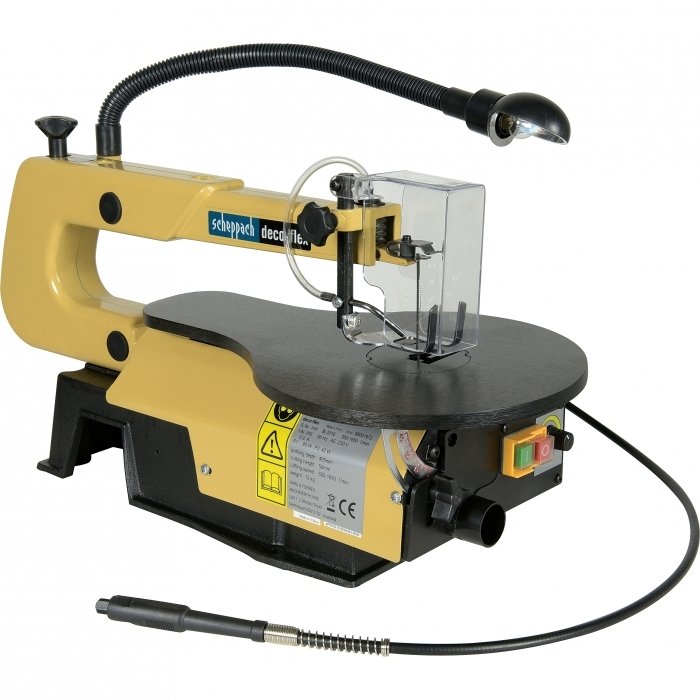 16-Inch Variable Speed Scroll Saw With Flexible Shaft Attachment 